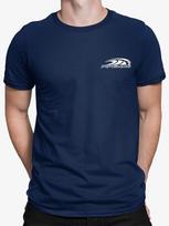 Pipeline Wave Surf Graphic Navy Tshirt Mens XXXXL