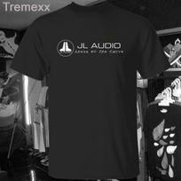 Nauji JL Audio logotipo unisex marškinėliai XXXL gray