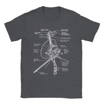 Voyager Probe Schematic T-Shirt – Space Nerd NASA Tee 2XL