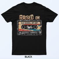 RAISED ON OLD SCHOOL HIP HOP shirt Cassette Graffiti Rap T-Shirt XXXXL