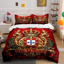 Portugal Coat of Arms Bedding Set Bedding set (1 duvet cover, 2 pillowcases, duvet not included) 135x200cm