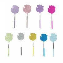 5Pcs Retractable Palm Shaped Fly Swatter Durable Portable Manual Fly Swatter Long Handle Thickened Extendable Bug Swatter