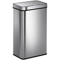60 L Sensor Can, Sensor Bin with Soft-Close Lid, Fingerprint-Proof Stainless Steel, Silver Tone 39 x 27 x 66 cm sidabras