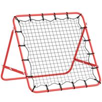 Rebounder Net, Practise Kickback Goal, for Teens, Adults Training - Red 96 x 80 x 96 cm