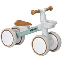 Kids Balance Bike for 1-3 Years Old with Adjustable Seat, Silent Wheels, Green 56 x 27 x 39 cm