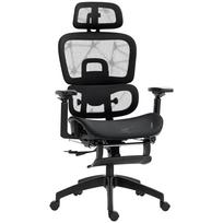 Multi-Adjustable Mesh Office Chair - Black 66 x 64 x 122 cm