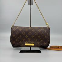 [Pre-Owned] Monogram Canvas And Calfskin Trimmed Tote Crossbody Bag - Very Good #1WBF70H ONE SIZE