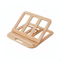 Laptop Stand Wooden with Handle Foldable Riser for Professionals, Students, Home Pine