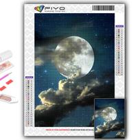 Cross Stitch Kit DIY Diamond Embroidery Full Moon Diamond Painting Home Decor Full Round 20X30CM