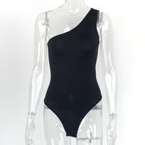 Summer Women's Sexy One-shoulder Jumpsuit Slim Fit Backless Sleeveless Slope Neck L balta