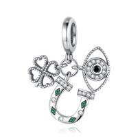 Bracelets 925 Silver Cross Bead Tree of Life Charm DIY Jewelry Making Party Gift SJT336