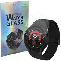 Tempered Glass for Samsung Galaxy Watch 5 Pro 45mm [2 Pack] Phonillico® Anti-Scratch Watch Screen Protector