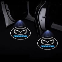 LED Car Door Welcome Lights Laser Projector Wireless Car HD Courtesy Lamp For Mazda 3 6 CX5 2 CX3 CX9 MX5 RX8 Axela Demio MS CX5 2 Axela Demio GJI BK Mazda