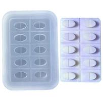 Medicine Granules Shape Mold Easy to Clean Silicone Mold Versatile Full Version Drugs Pellet Mould Tablet Casting Molds white