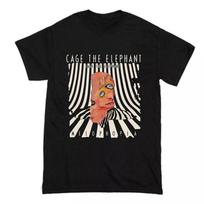Vtg Cage The Elephant Band Short Sleeve Cotton Black All Size  Unisex T-Shirt S