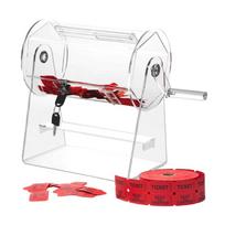 Durable Clear Lottery Box With Secure Locking Fair Chance Drawing Box For School Fundraisers And Wedding Receptions 1