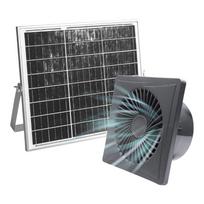 Weatherproof Solar Panel Fan 3W Heat Reduction Fan Exhaust Fan for Ventilating Chicken Coops Sheds and Pet Houses 1