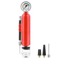 20PSI Portable Bike Pump with Pressure Gauge Motorcycle Tyre Inflator Dustproof Bicycle Tire Pump for MTB Road Bike