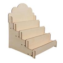 4 Tier Sturdy Wood Display Stand Sticker Display Stand Greeting  Card Display Rack Removable Card Organizer Rack for Postcard China Mainland