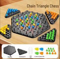 Triangle Chess Battle: Children's Multiplayer Puzzle Game for Logic and Strategy Training