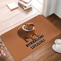 Italian Brainrot Doormat Tung Tung Tung Sahur Non-Slip Entrance Bathroom Kitchen Floor Door Mat Toilet Carpet Rug 50X80cm