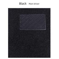 Universal Car Floor Mats, Easy to Clean, Wire Loop Design, Can Be Cut to Size, Car Interior Carpet, Waterproof for Trucks, Suitable for All Seasons Main Driver [Black]