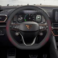 Odinis automobilio vairo užvalkalas, skirtas Cupra Leon Sportstourer 2022-2024 2025, neslystantis, automobilio interjero, Cupra Leon priedai 2025