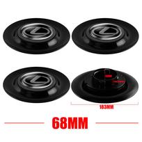 4pcs 68/183mm Car Wheel Center Cap Emblem Floating Wheel-Center Caps For Lexus CT200h Fsport ES LS IS GS LC RC GC RX UX NX LX GX