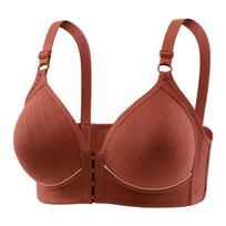 Cross-Border European & American Wireless Push-Up Bra, Anti-Sagging, Large Size, Thin, Side-Gathering, CD Cup 44/100DE cup