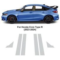 TPU Car Headlight Protective Film for Honda Civic Type R 2023 2024 2025 Smoked Anti-Scratch A B-pillar stickers juoda