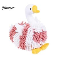 Cartoon Animal Hand Towel Chenille Goose Towel, Soft Cute Fuzzy Hanging for Bathroom Absorbent Ball Kitchen Kids Room Decorative Towels
