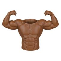 Funny 3D Printed Pen Stand Muscular Form Ornament Simulation Character Model  Student ruda