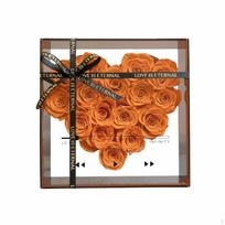 Enduring Floral Present Box Long Rose Arrangement Romantic Design Preserved Roses Hermes