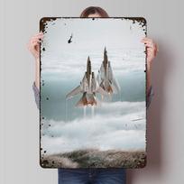 Sad Birds Still Fly Printed Posters Customizable Wall Art Retro Vintage Metal Tin Signs for Home Room Office Decoration Gaming 20X30CM