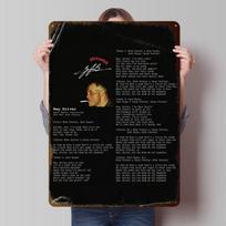 Zach Bryan Skardos Plakatas Pritaikomas Sienų Menas Retro Vintažiniai Metalo Ženklai Namų Kambario Miegamojo Dekoracijoms Pritaikoma Plokštelės Dekoracija 20X30CM