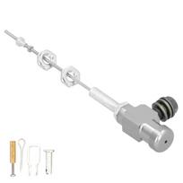 Hydraulic Clutch Master Cylinder Rod Brake Pump M10x1.25mm Aluminium Alloy for Motorcycle ATV Dirt BikeSilver sidabras