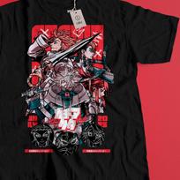 Dark Manga Aesthetic T-Shirt, Grunge Anime Graphic Tee, Streetwear Trash Punk Style Shirt, Japanese Urban Fashion, Otaku Unisex Gift S
