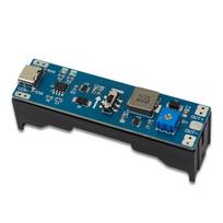 3.7V to 9V 12V Type C 18650 Battery Boost Step Up Module UPS Uninterruptible Power Supply Charge Discharge Same Time