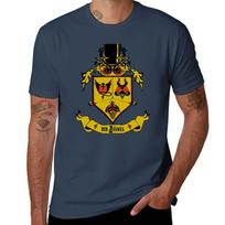 Der Diwel Crest Gold Tshirt Sweat Resistant Workout Tee Shirt S