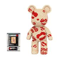 Bearbrick 7220 Pieces Adult Micro Building Block High Difficulty Assembly Nano Collectors Item Gift Interior Art Jointed Movable Storage Bear Creative