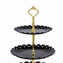 Plastic Material Dessert Tray Stand Luxurious Design Cupcake Tower Stand  Wedding Party juoda