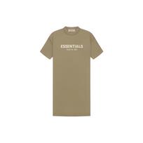 Fear Of God Essentials SS22 Oak Short Sleeve Dress Women dresses Oak-Brown FOG-SS22-025 XS