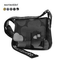 Marimekko shoulder bag Mini Messenger Unikko Nordic brand goods stylish cute crossbody black navy body floral solid outing carry ladies travel small