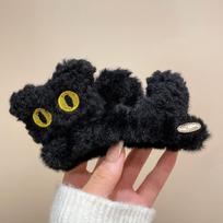 Cute Plush Hair Claw Grab Clip Cute Hairpin Creative Cat Hair Clip  Autumn/Winter juoda