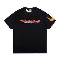 24 Cross-border European and American trendy brands Gallery dept shoulder label alphabet slogan printed short-sleeved shirt men's and women's high s S