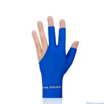 Glove Table Game Billiards Gloves Separate-finger Glove Billiard Cue Gloves three-fingered Glove blue-left hand