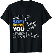 Cool Volleyball Player Gift - Wanted Soft Serve T-Shirt Unisex T-Shirt S