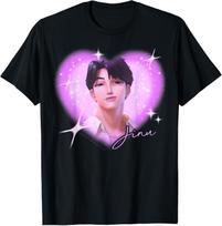 Kpop Demon Hunters The Saja Boys Jinu Charming Gaze Heart T- Unisex T-Shirt XL