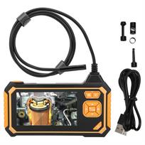 8mm Waterproof Dual Lens Industrial Digital Endoscope with 4.3in 1080P LCD Display 8 LED Lights ABS