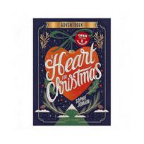 (blue)A Heart for Christmas Advent Romance, Christmas Love Story Advent, Romance Advent Book, Open a Chapter a Day less